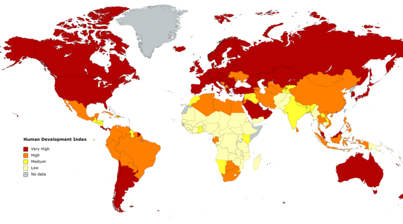 ¿Cuáles son los países subdesarrollados?